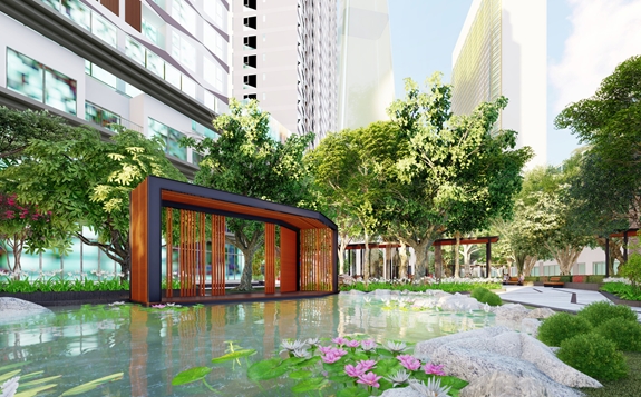 Bán căn hộ The Matrix One  thấp tầng đồ cơ bản 