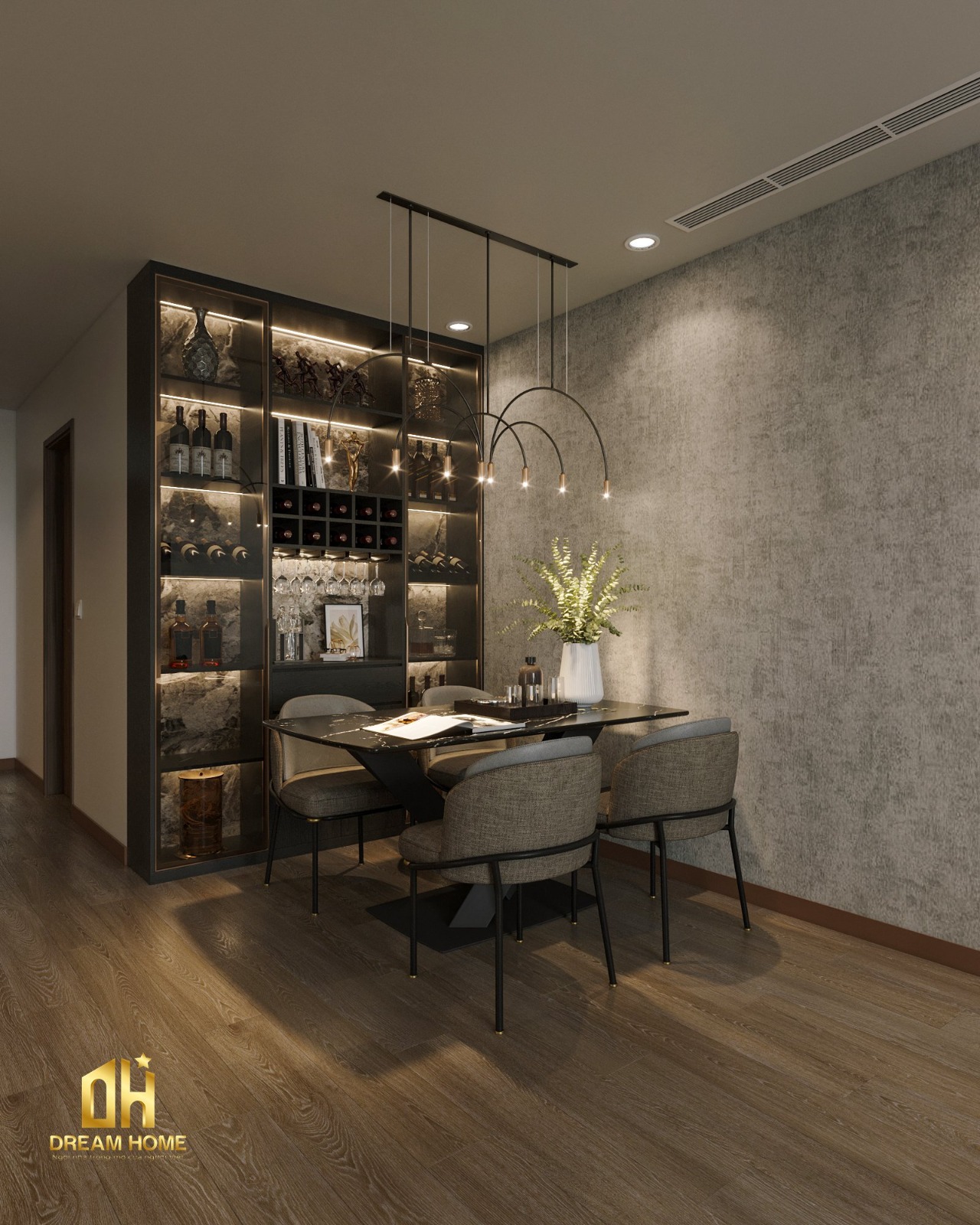 Cho thuê căn 2 ngủ tầng trung full nội thất The Matrix One