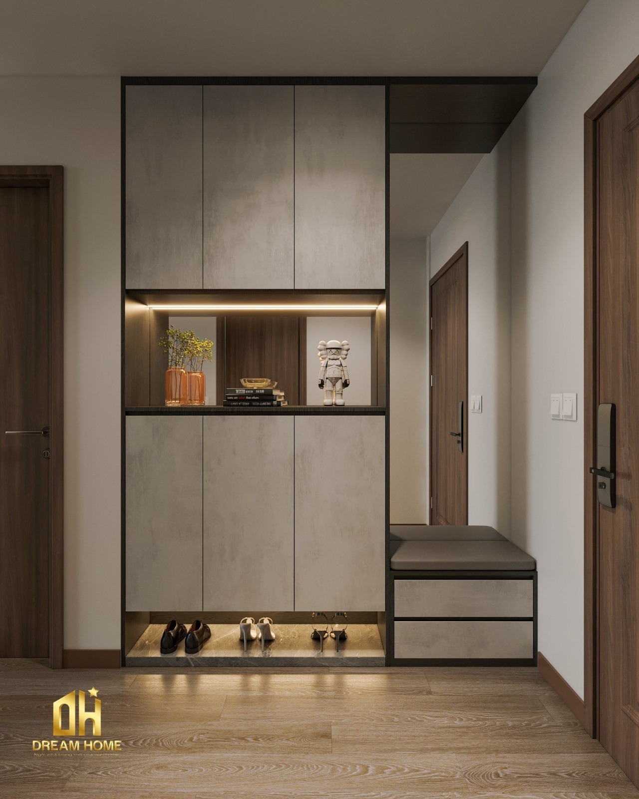 Cho thuê căn 2 ngủ tầng trung full nội thất The Matrix One